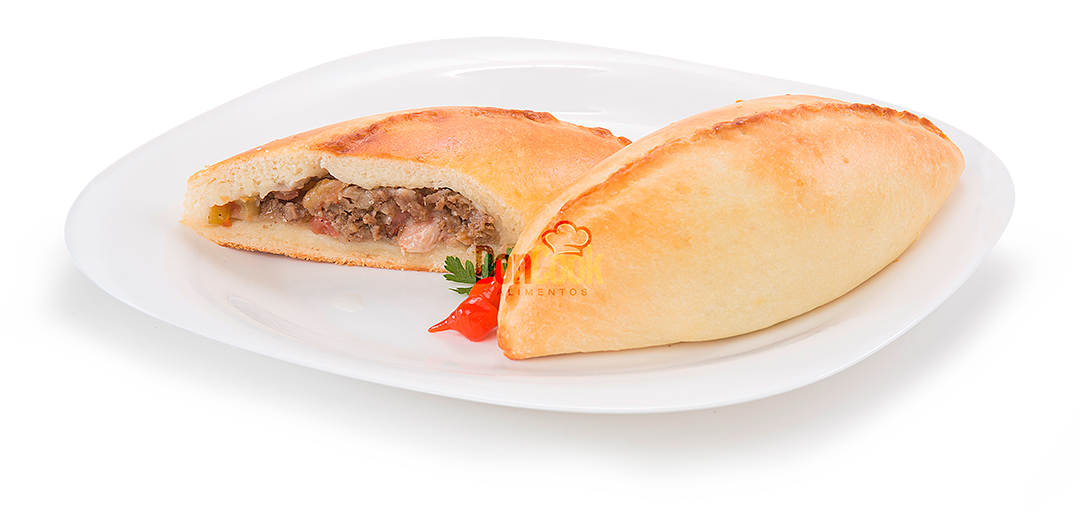 Esfiha de carne com bacon