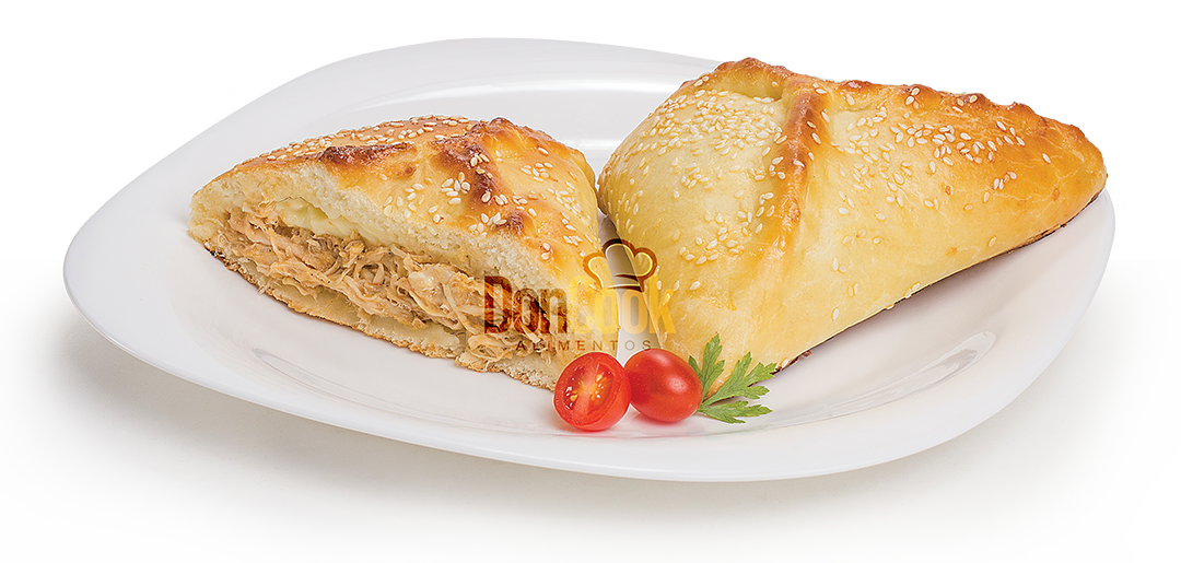 Esfiha frango com requeijão
