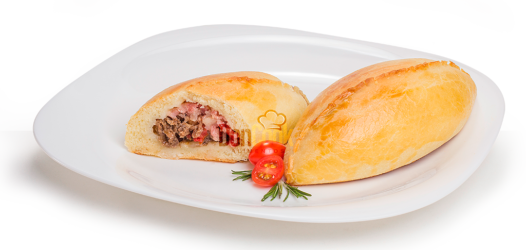 esfiha carne com bacon